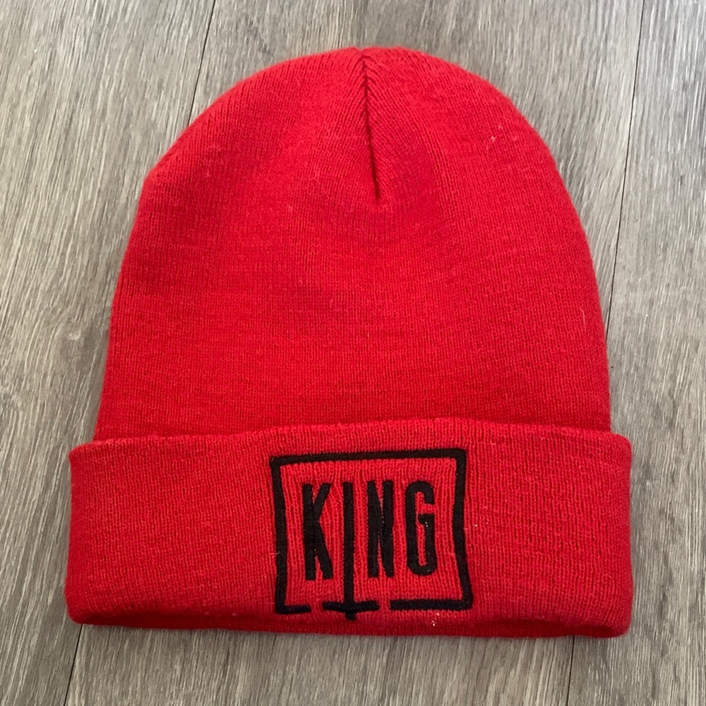 Red Knit Beanie